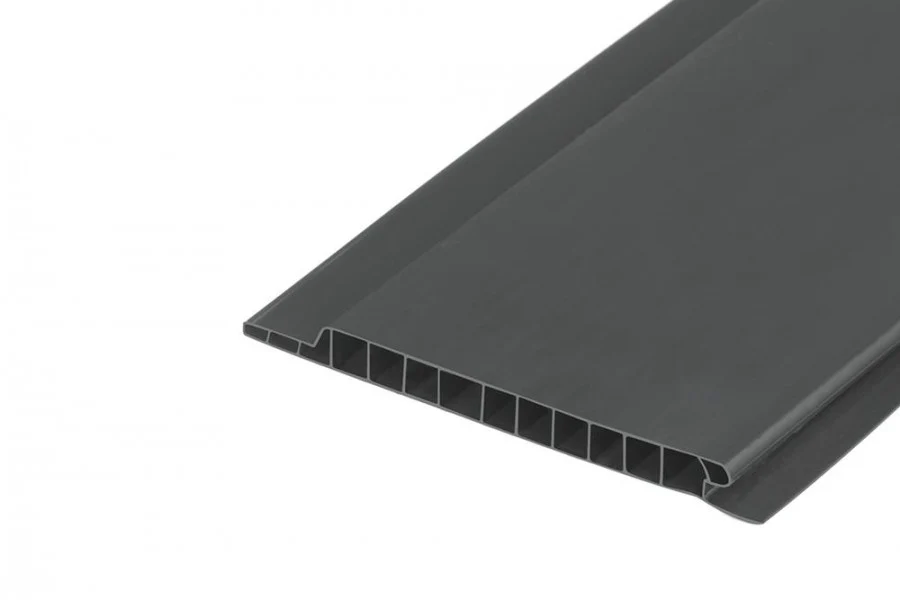 Boazeria PVC 10cm 1opak=10szt. Cezar Grafitowy RAL7024 Mat 2,60m
