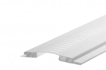 Panel wentylacyjny do boazerii PVC 10cm Cezar Biały Zimny Mat 3m