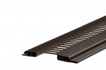 Panel wentylacyjny do boazerii PVC 10cm Cezar Brązowy RAL8024 Mat 3m