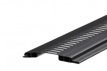 Panel wentylacyjny do boazerii PVC 10cm Cezar Grafitowy RAL7024 Mat 3m