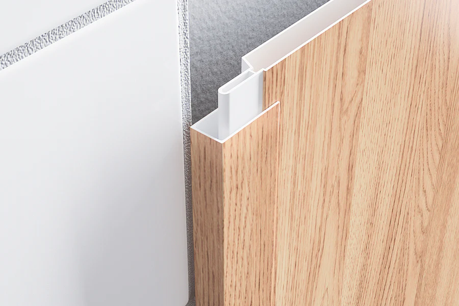 Elastyczny profil wykończeniowy Finish Flex PVC mat 52mm 3m Dąb Klasyczny - Image 8