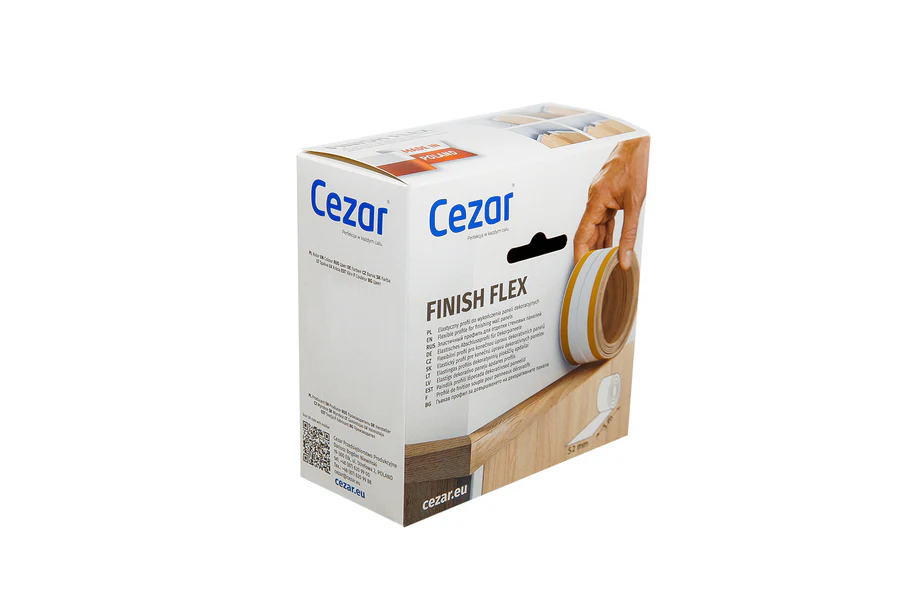 Elastyczny profil wykończeniowy Finish Flex PVC mat 52mm 3m Dąb Naturalny - Image 6