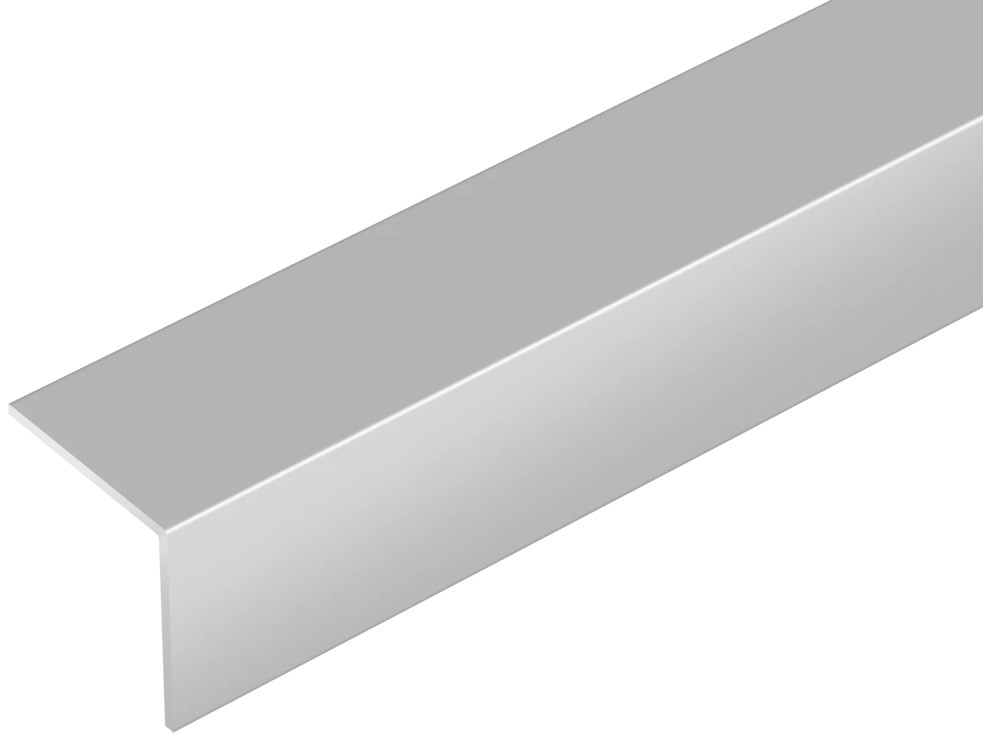 Kątownik aluminiowy 15x15x1mm Cezar Srebrny Mat 2,50m
