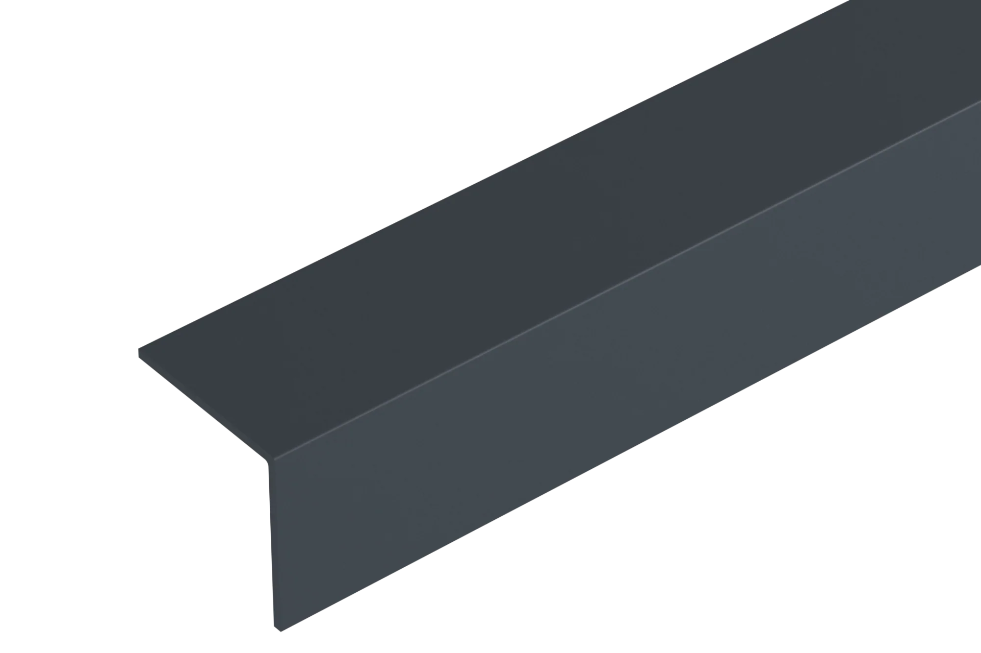 Kątownik PVC 20x20x1,1mm Cezar Antracyt RAL7016 Mat 2,75m