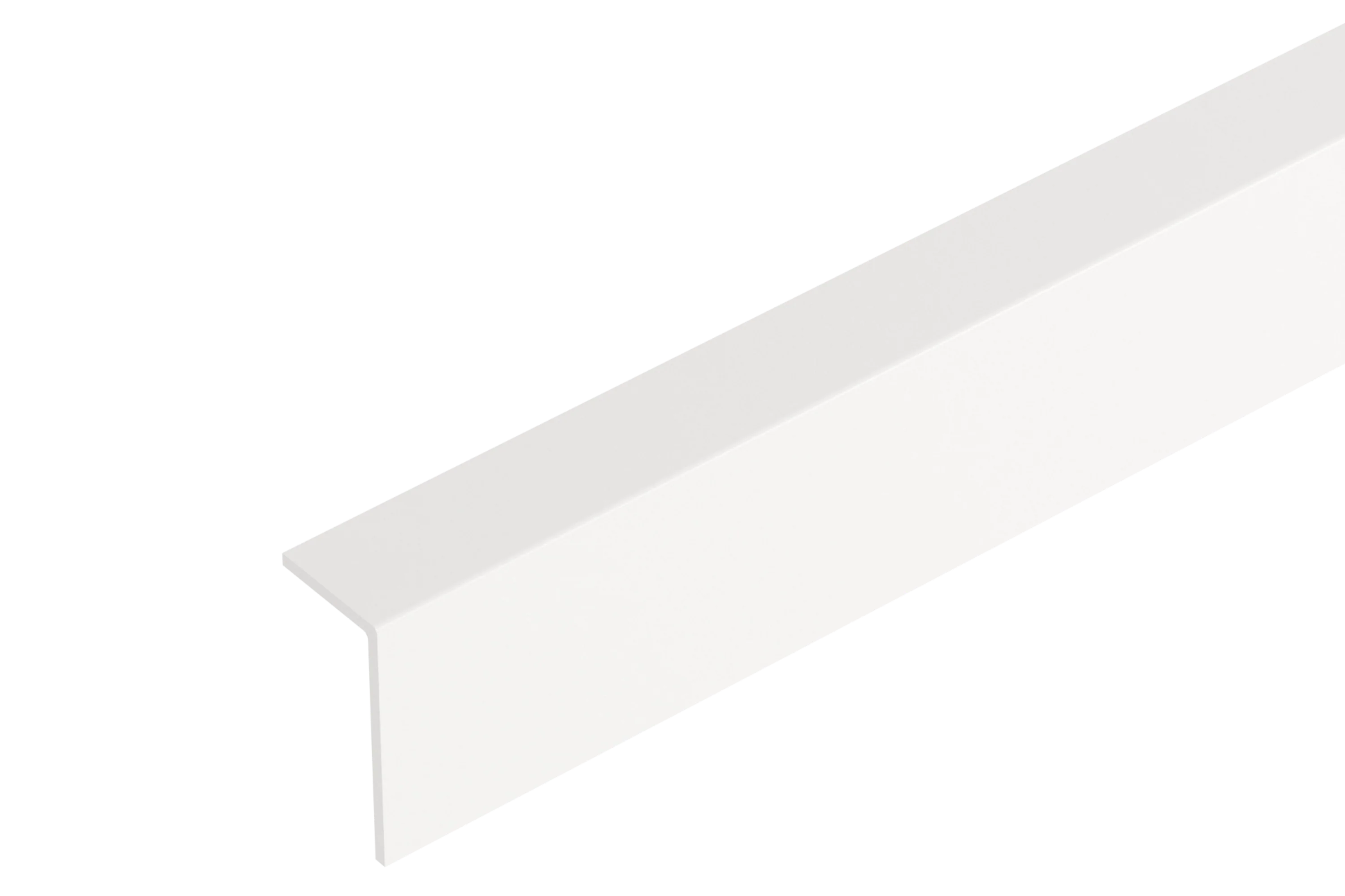 Kątownik PVC 30x20x1,1mm Cezar Biały RAL9003 Mat 2,75m