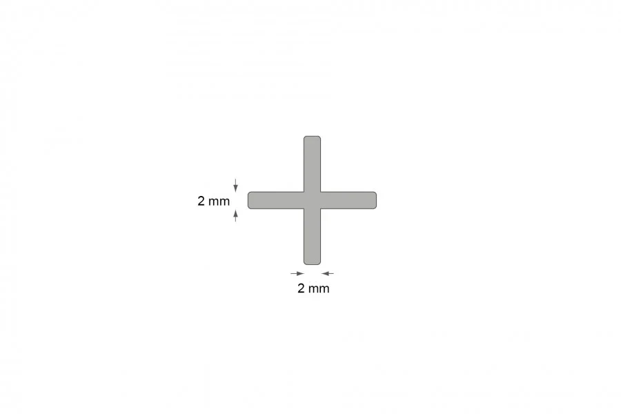 Krzyżyki do glazury 2mm 200szt. - Image 2