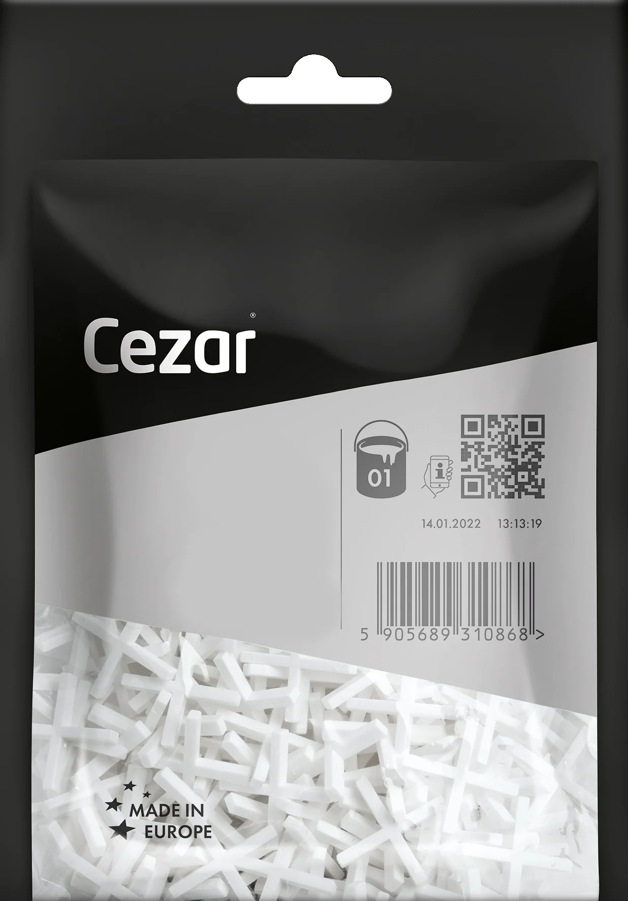 Krzyżyki do glazury uniwersalny 3mm Cezar Mat - Image 4