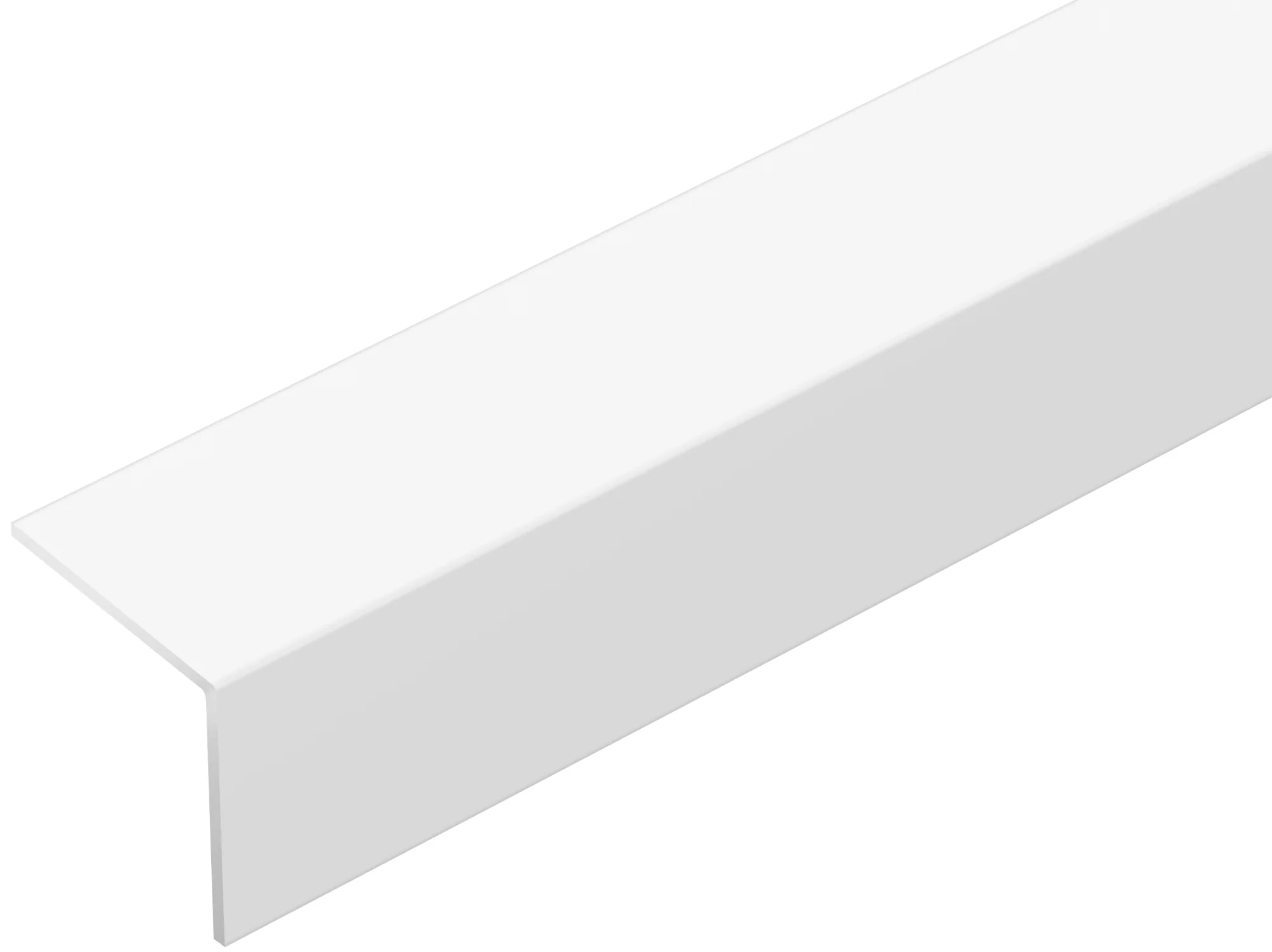 Kątownik aluminiowy 20x20x1mm Cezar Biały RAL9003 Mat 1m