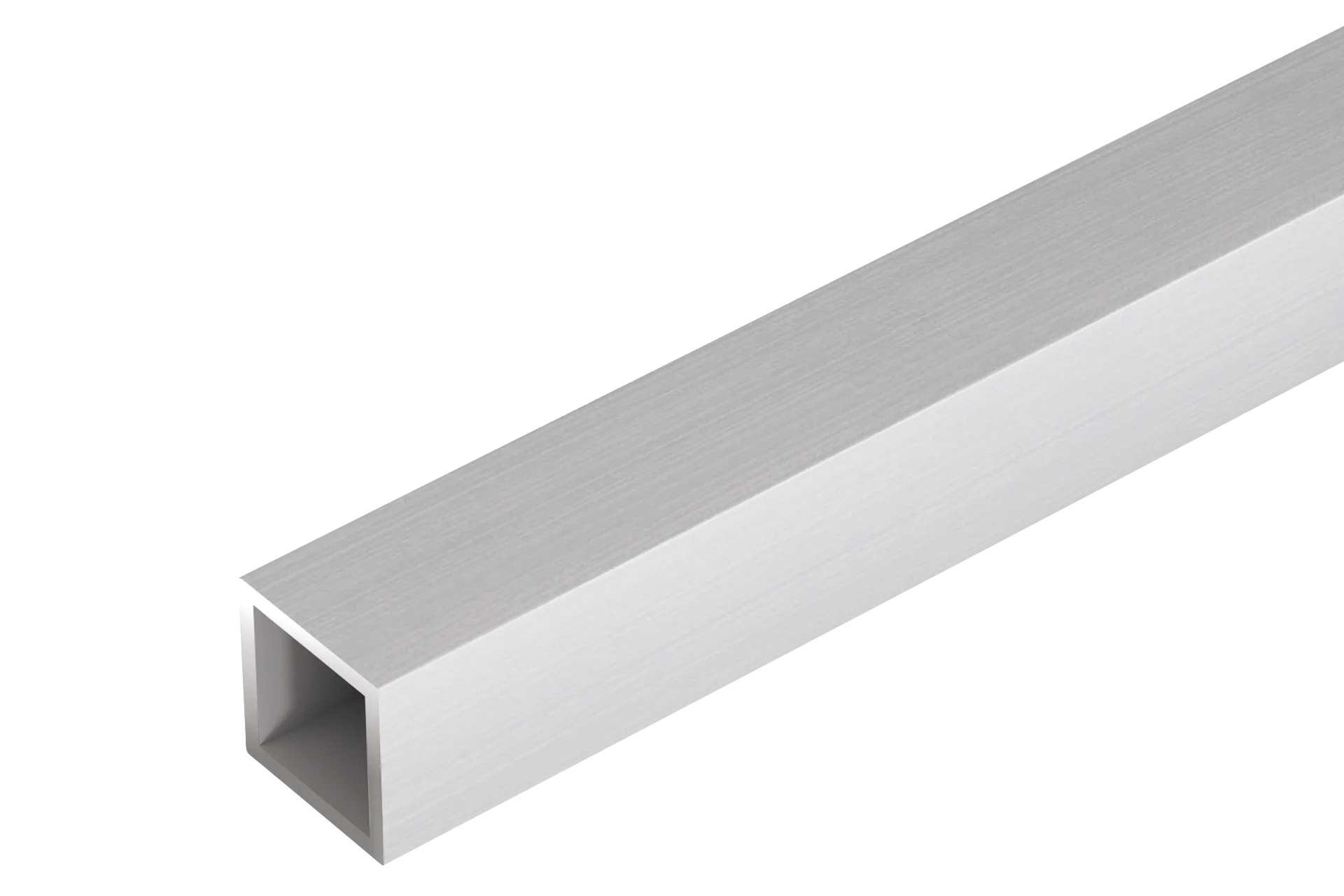 Rura czterokątna aluminiowa 20x10x1,5mm Cezar Naturalny 1m