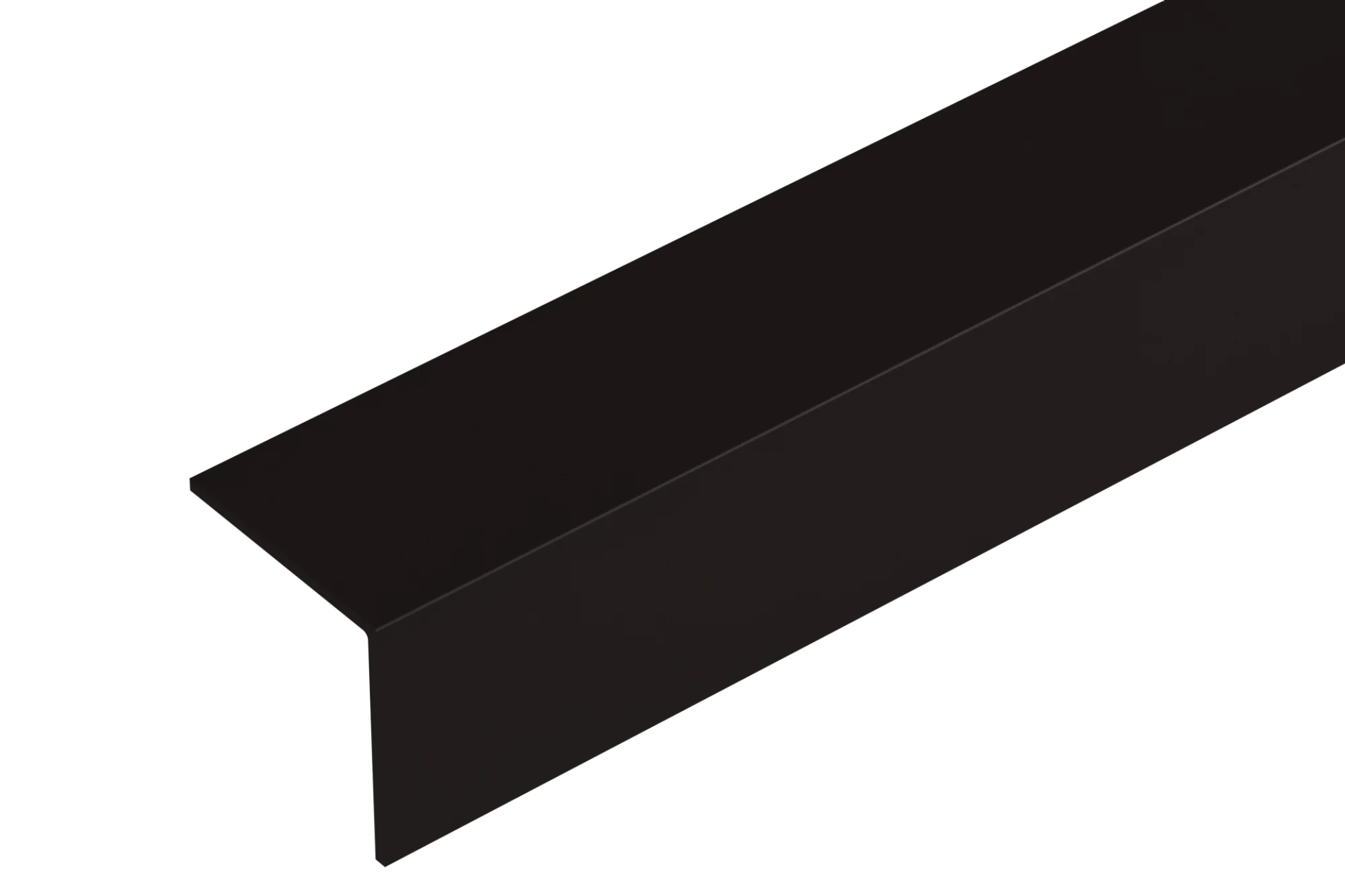 Kątownik PVC 15x15x1,1mm Cezar Brązowy Mat 2,75m