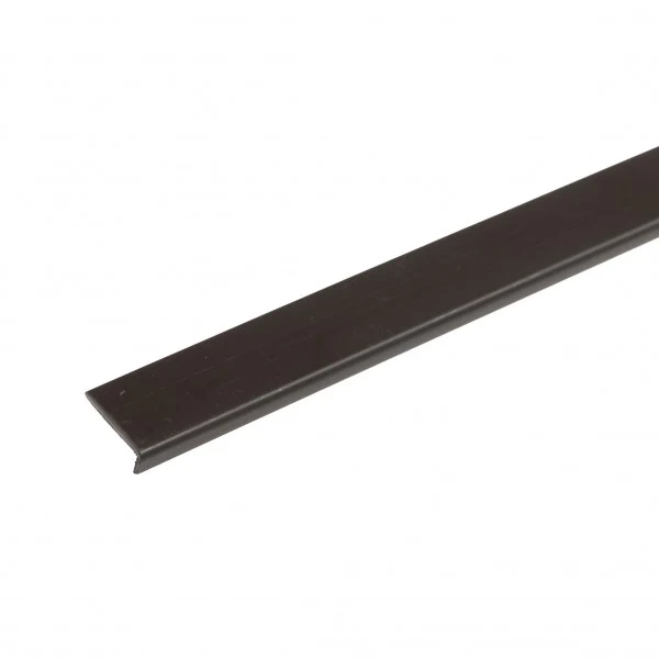 Kształtownik PVC kątownik 17x05x1,1mm L= 1,00m Czarny RAL 9005