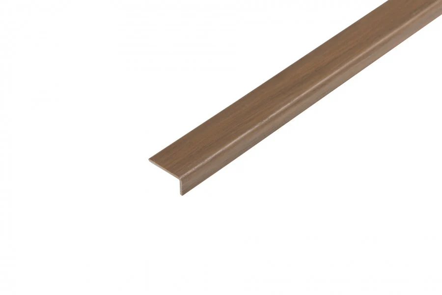 Kształtownik PVC kątownik 30x10x1,1mm L= 2,75m Orzech