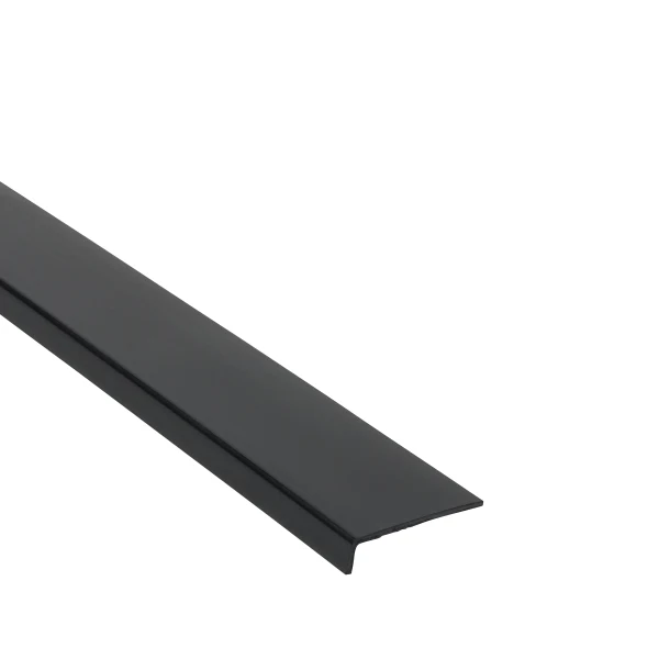 Kształtownik PVC kątownik 40x10x1,5mm L= 1,00m Czarny RAL9005 mat