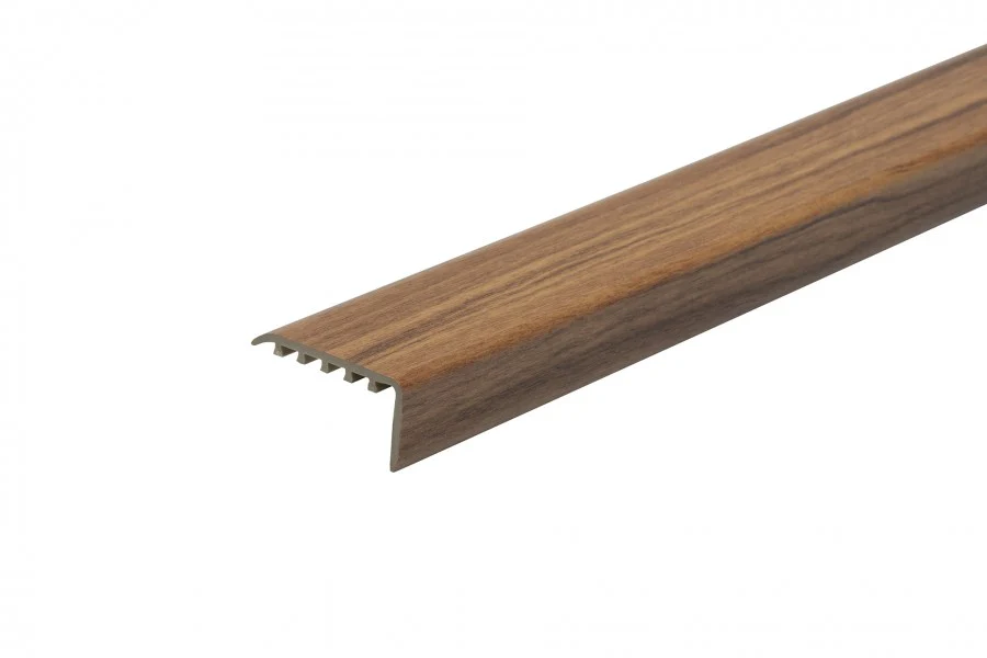 Kształtownik PVC kątownik progowy 45x22mm 2w1 L= 0,90m Orzech Złoty