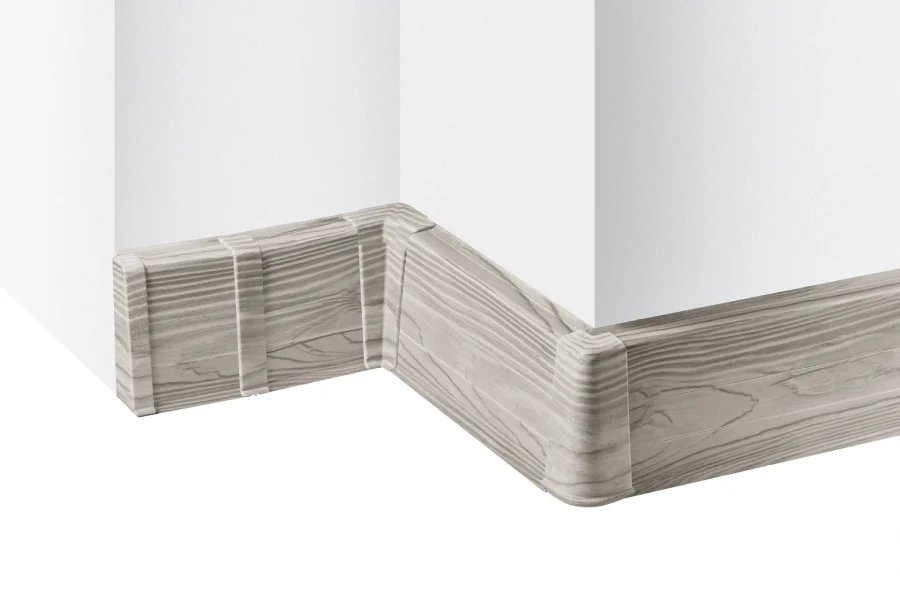 Łącznik do listwy przypodłogowej Cezar60 20x60mm 1kpl=2szt Cezar Biały RAL9003 Połysk - Image 3