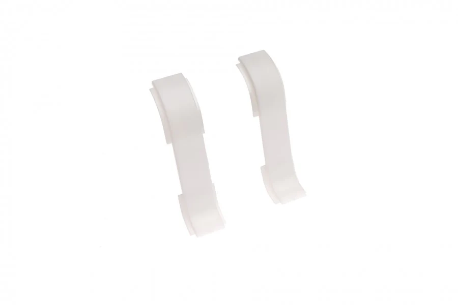 Łącznik do listwy przypodłogowej Classic 22x59mm 1kpl=2szt Cezar Biały RAL9003 Mat