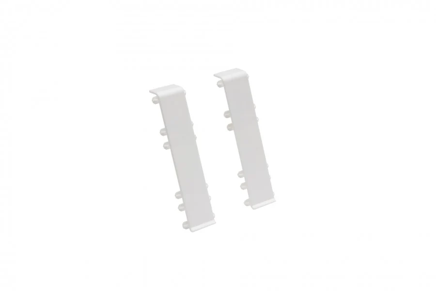 Łącznik do listwy przypodłogowej Hi Line 23,4x75mm 1kpl=2szt Cezar Biały RAL9003 Mat