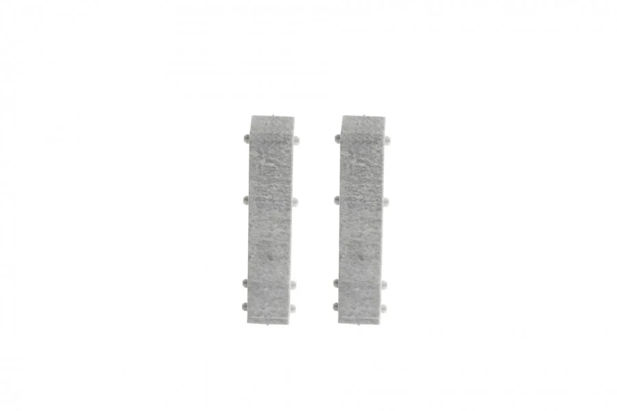 Łącznik do listwy przypodłogowej Hi Line 23,4x75mm 1kpl=2szt Cezar Goth Clear Mat