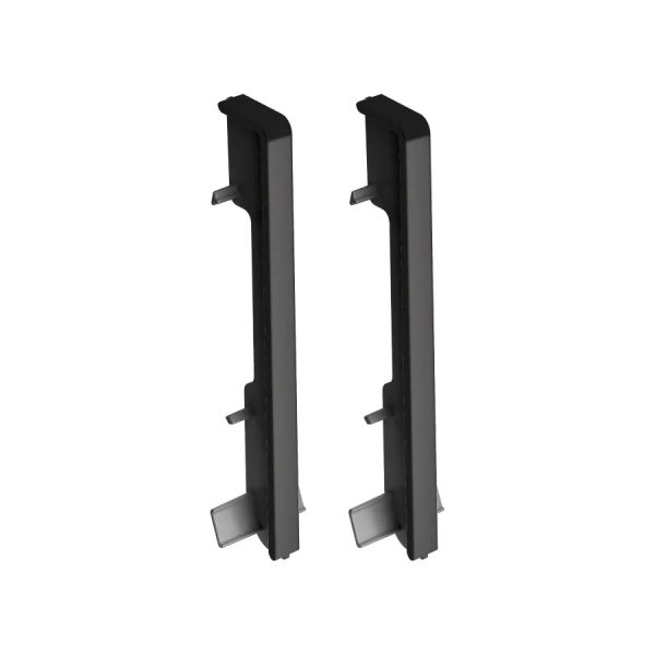 Łącznik do listwy przypodłogowej MASTERLINE 13x80mm 1kpl=2szt Cezar Czarny RAL9005 Mat