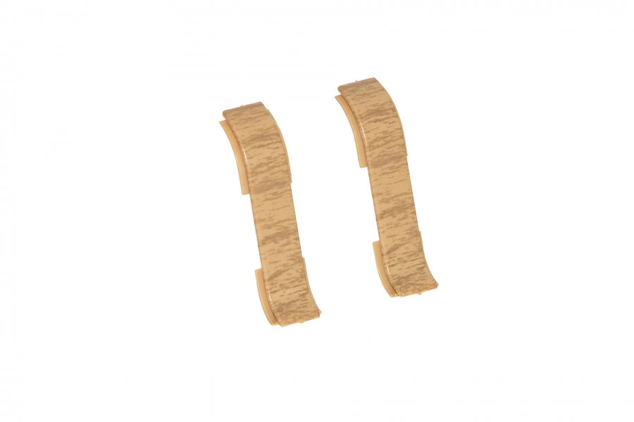 Łącznik do listwy przypodłogowej Premium mat Teak Ciemny 2szt.