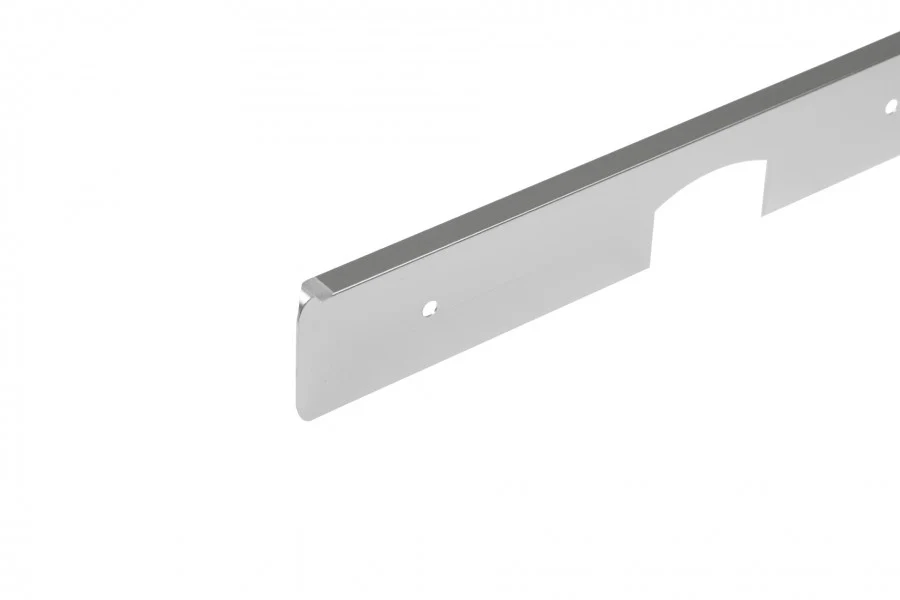 Listwa do blatu aluminiowa kątowa 40mm Cezar Srebrny Mat 0,62m
