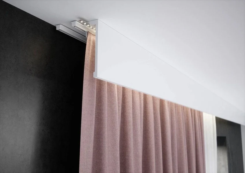 Listwa karniszowa 180x60mm Cezar Biały Mat 2,44m - Image 3