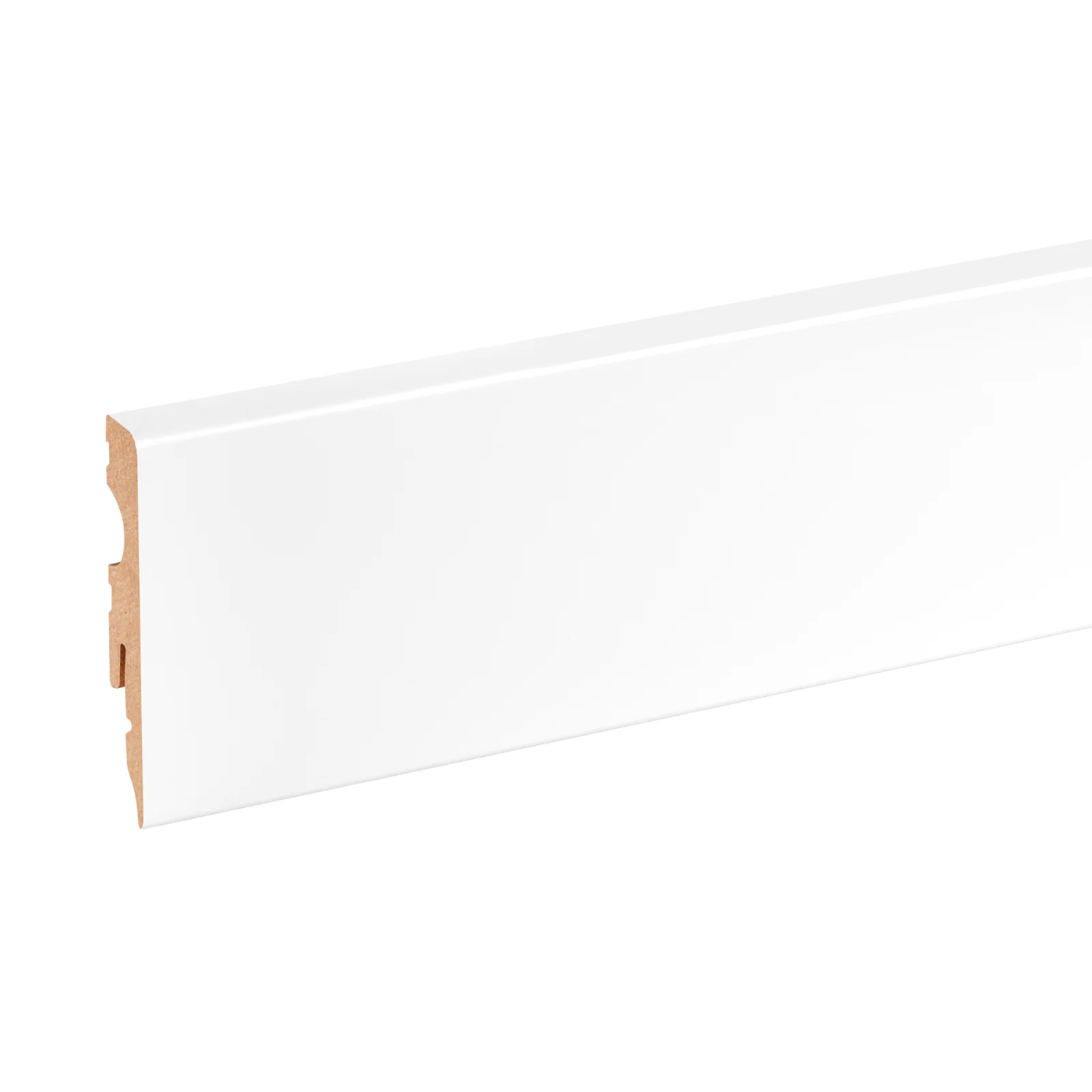 Listwa przypodłogowa MDF zacinana 60x11mm (1kpl=24szt) Cezar Biały RAL9003 Mat 0,38m - Image 4