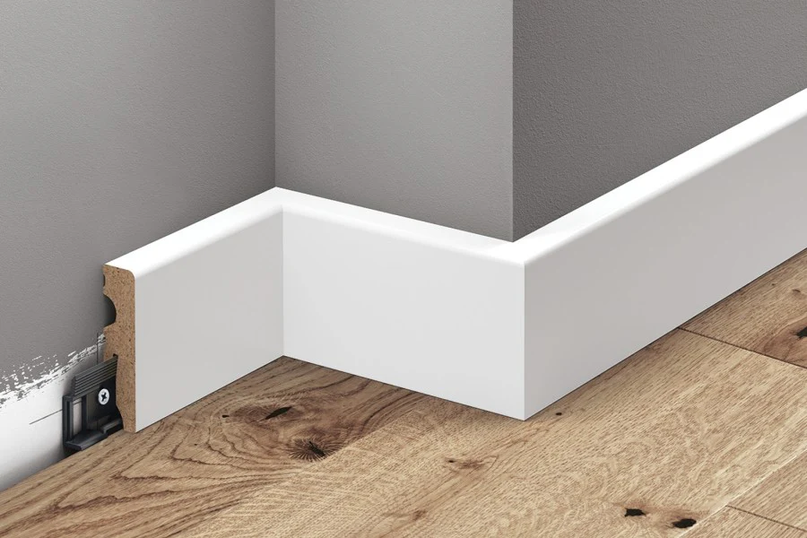 Listwa MDF przypodłogowa 58x14,5mm kwadrat R3 L= 2,20m lakier półmat Czarny RAL 9005 - Image 3