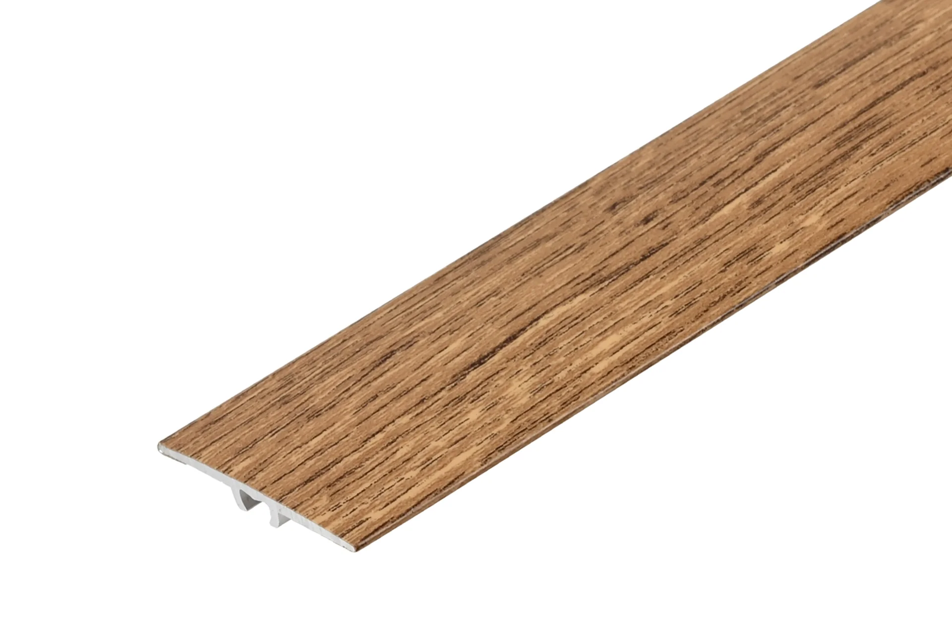 Profil progowy aluminiowy płaski 35mm 5w1 Cezar Dąb Palony Mat 0,93m