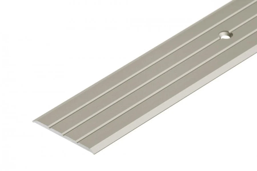 Profil progowy płaski aluminiowy 40mm Cezar Szampan Mat 1m