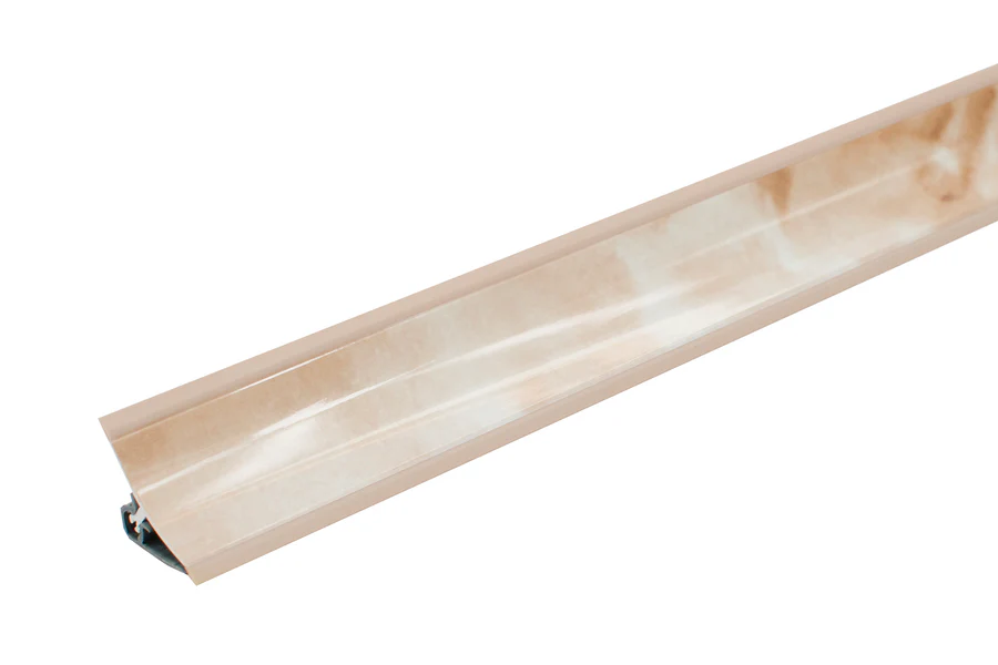 Listwa przyblatowa wklęsła szeroka BL 33mm PVC 3m Alaska Beż