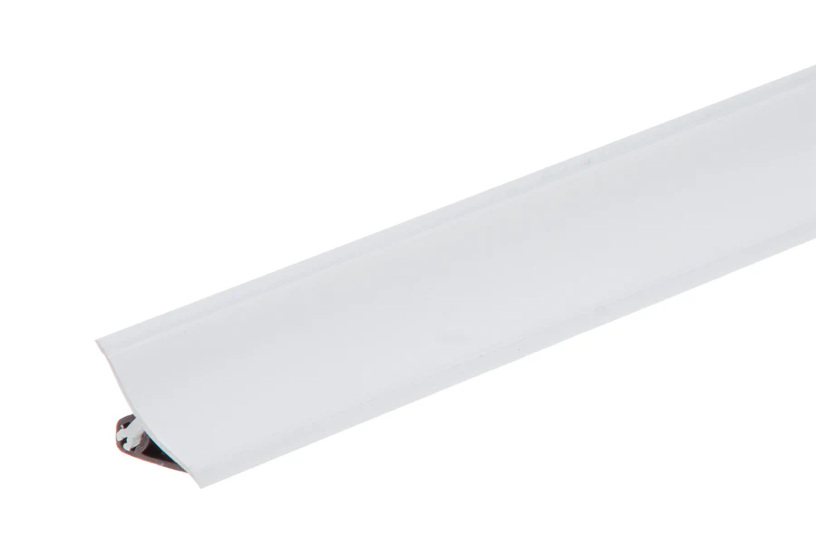 Listwa przyblatowa wklęsła szeroka BL 33mm PVC 3m Biała Zimna Połysk