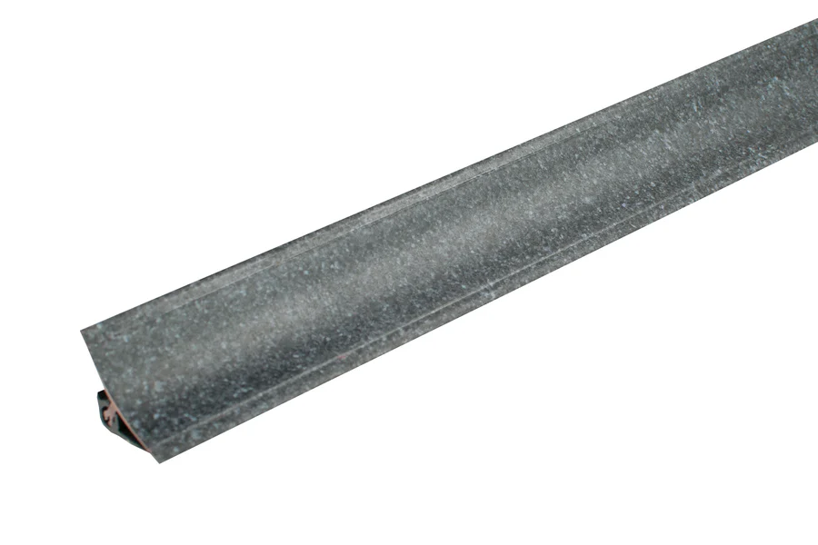 Listwa przyblatowa wklęsła szeroka BL 33mm PVC 3m Kamień Czarny