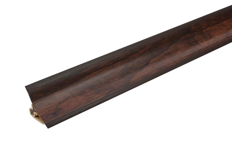 Listwa przyblatowa wklęsła szeroka BL 33mm PVC 3m Kasztan Ciemny