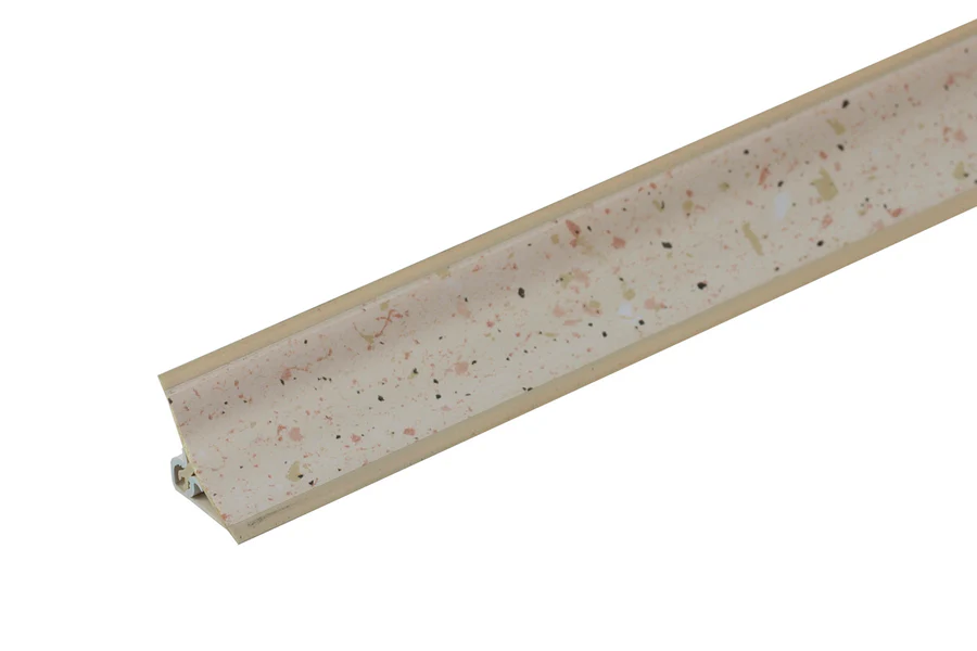Listwa przyblatowa wklęsła szeroka BL 33mm PVC 3m Sand