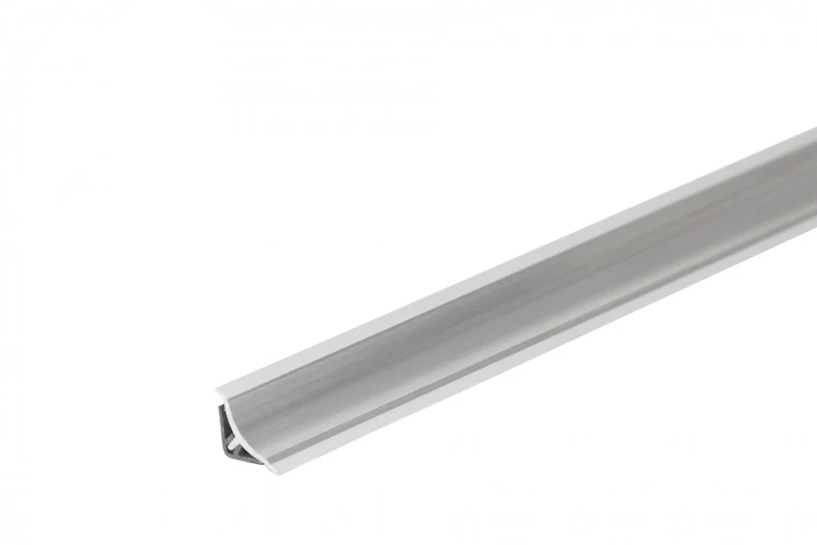 Listwa przyblatowa wklęsła wąska BL 22mm PVC 3m Aluminium