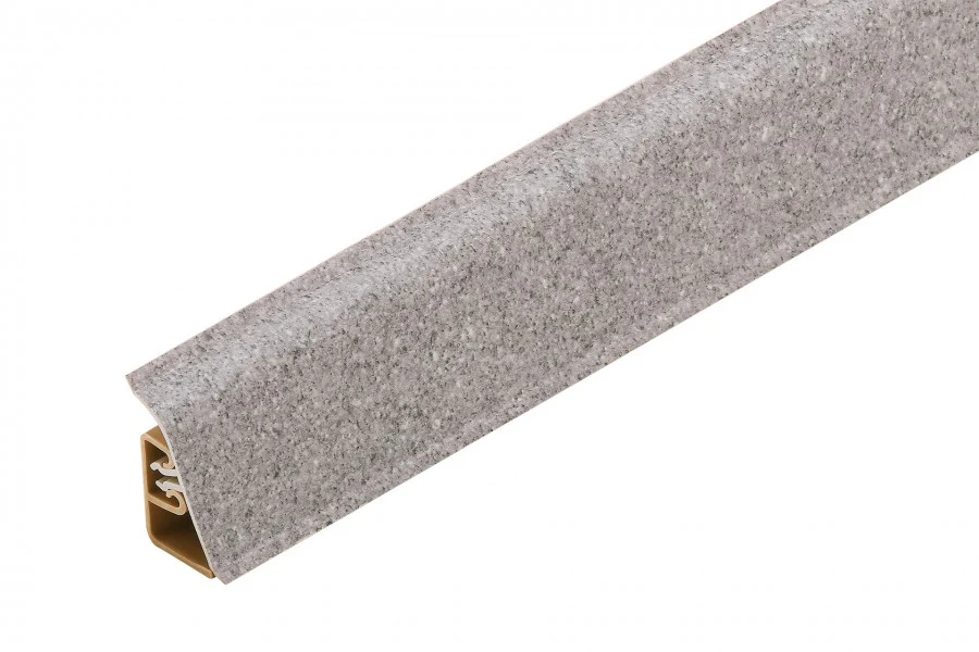 Listwa przyblatowa wypukła szeroka BL 44mm PVC 3m Granit Szary