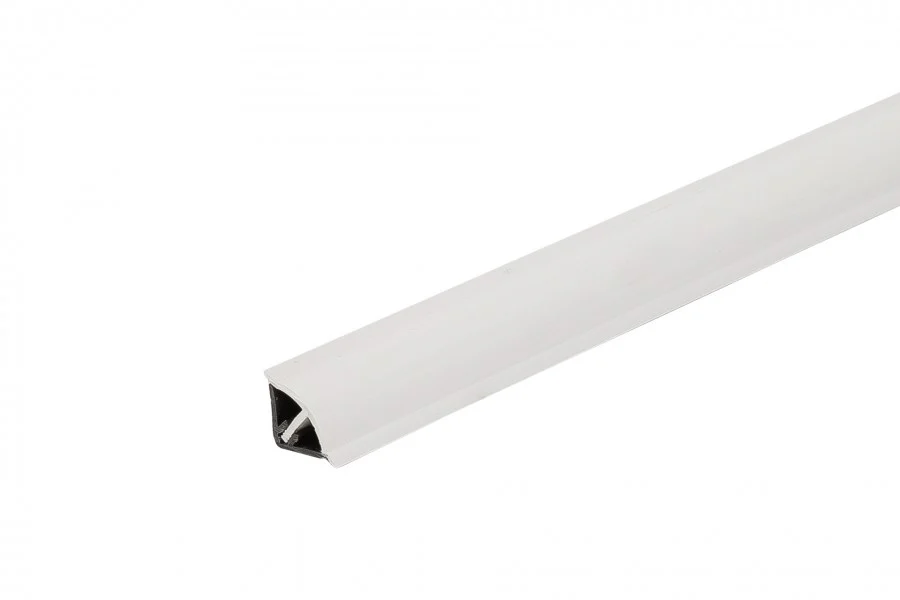 Listwa przyblatowa wypukła wąska BL 22mm PVC 3m Biała