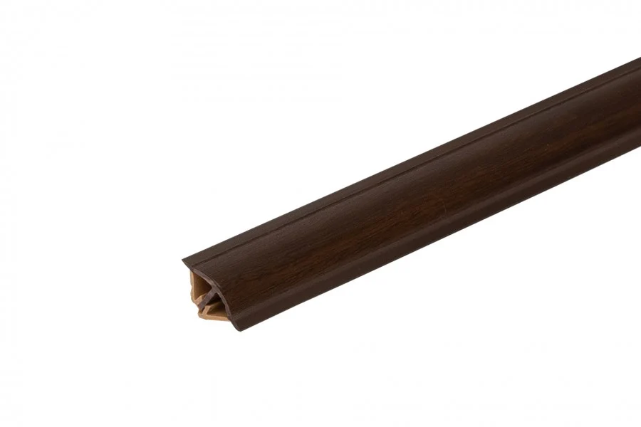 Listwa przyblatowa wypukła wąska BL 22mm PVC 3m Wiśnia Ciemna