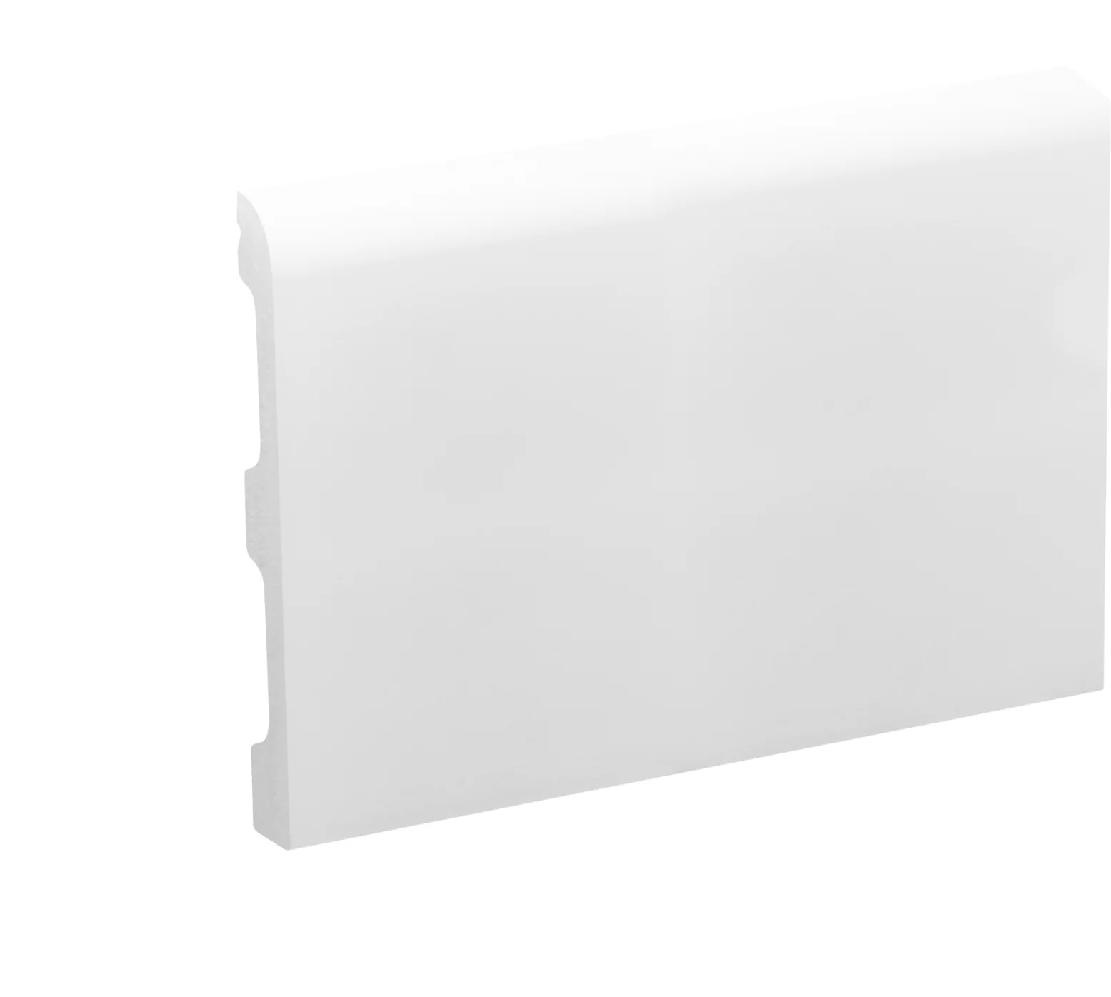 Listwa przypodłogowa LPC-10 110x15mm Cezar Biały Mat 2,44m