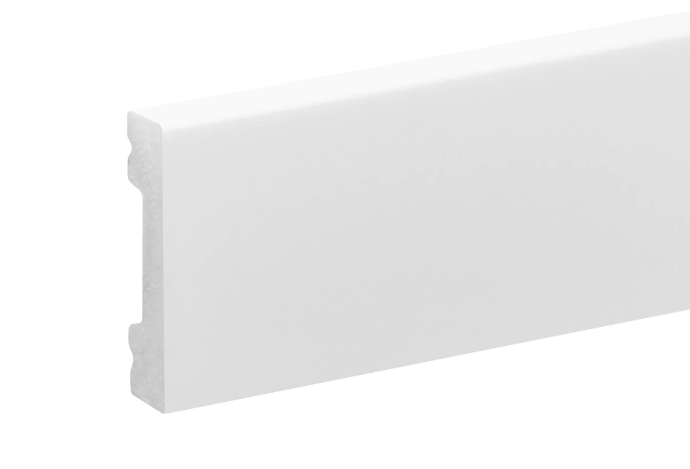 Listwa przypodłogowa LPC-36 40x10mm Cezar Biały Mat 2,44m