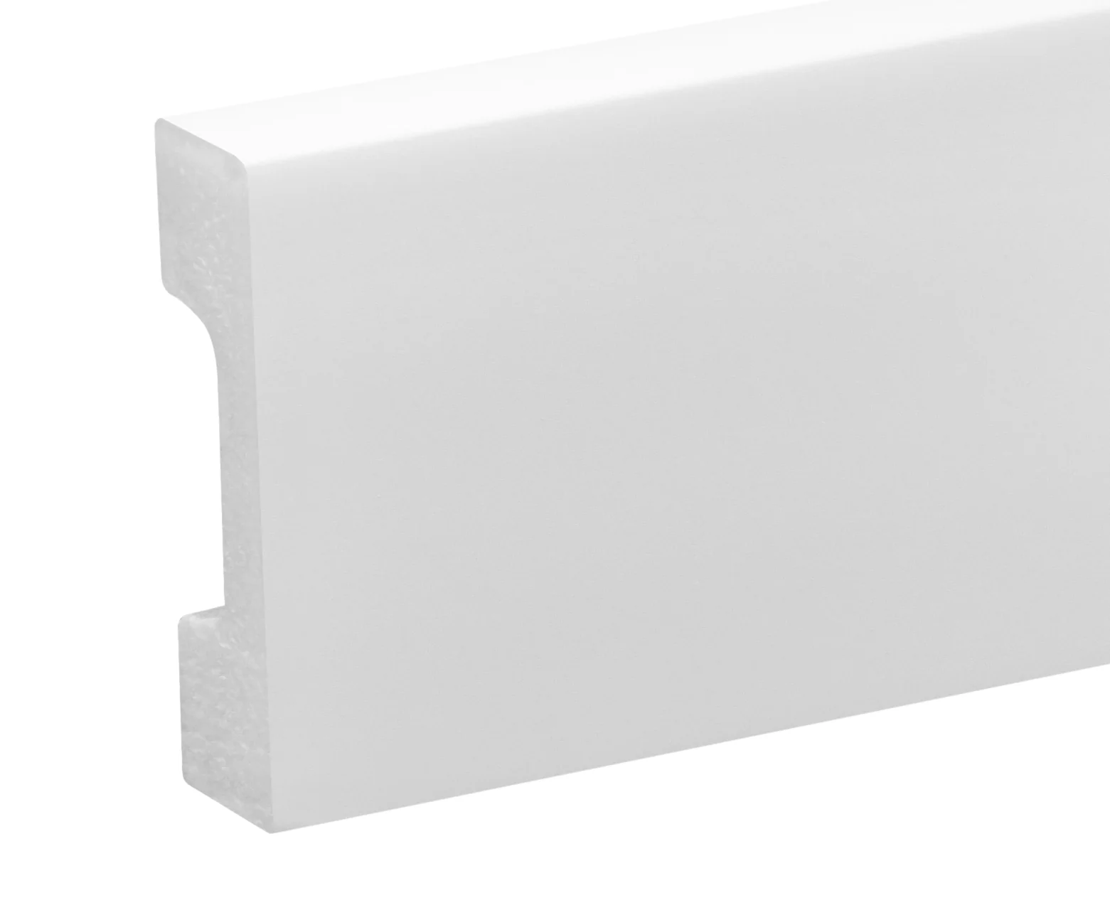 Listwa przypodłogowa LPC-27 57x16mm Cezar Biały Mat 2,44m