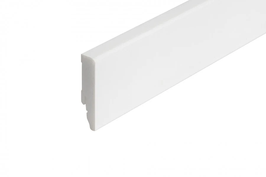 Listwa przypodłogowa LPC-50 60x14mm Cezar Biały RAL9003 Połysk 2,44m