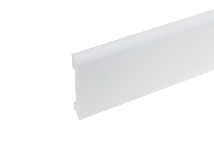 Listwa przypodłogowa LPC-11 78x13mm Cezar Biały RAL9003 Połysk 2,44m