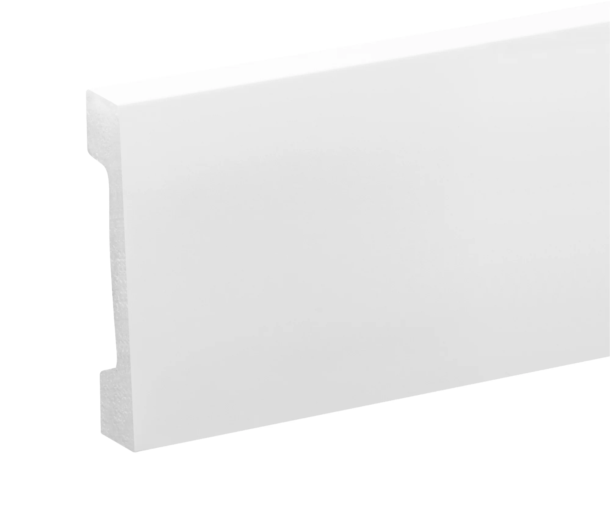 Listwa przypodłogowa LPC-28 79x16mm Cezar Biały Mat 2,44m