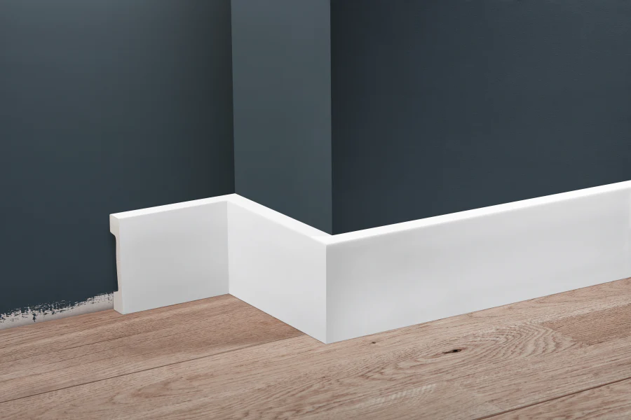 Listwa przypodłogowa LPC-28 79x16mm Cezar Biały RAL9003 Połysk 2,44m - Image 3