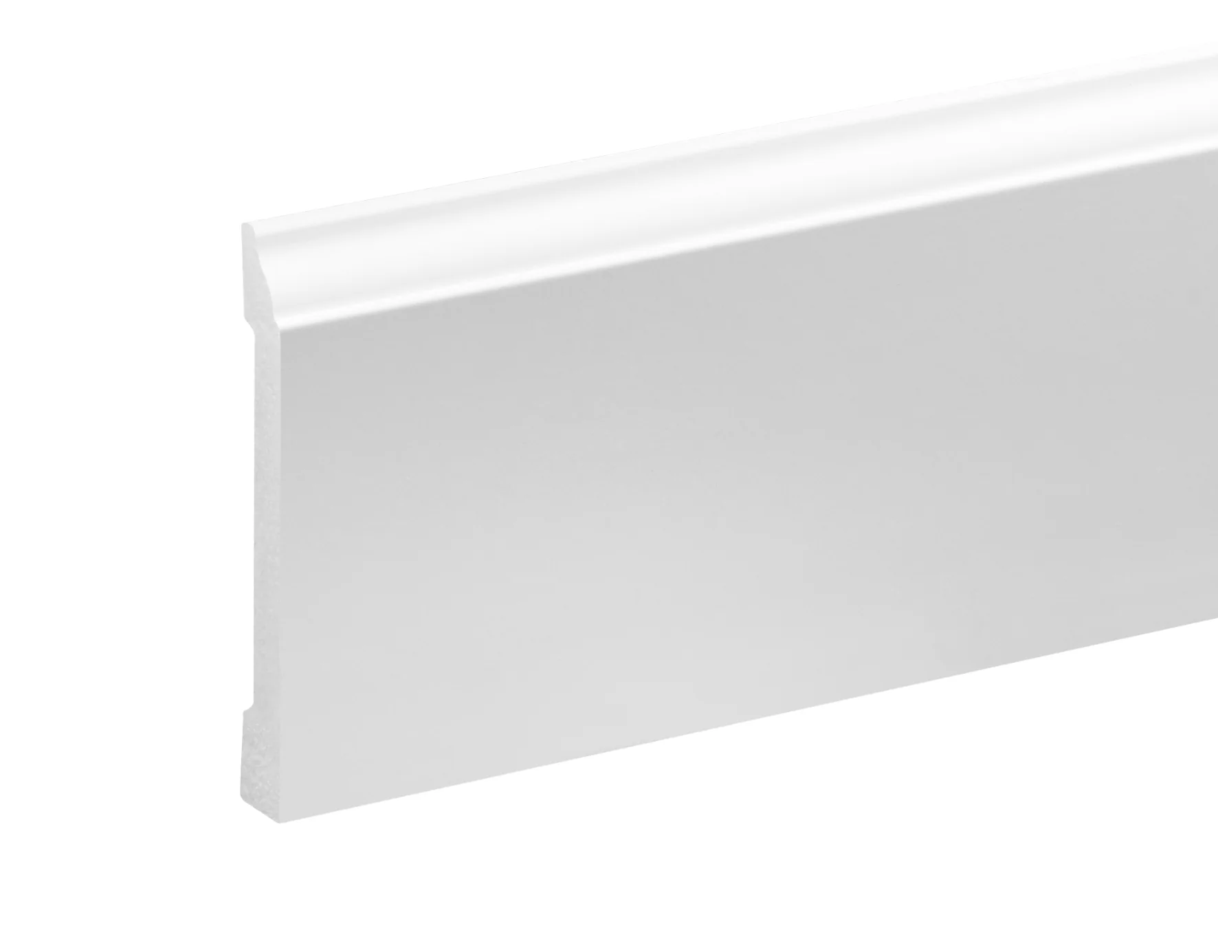 Listwa przypodłogowa LPC-15 81x12mm Cezar Biały Mat 2,44m