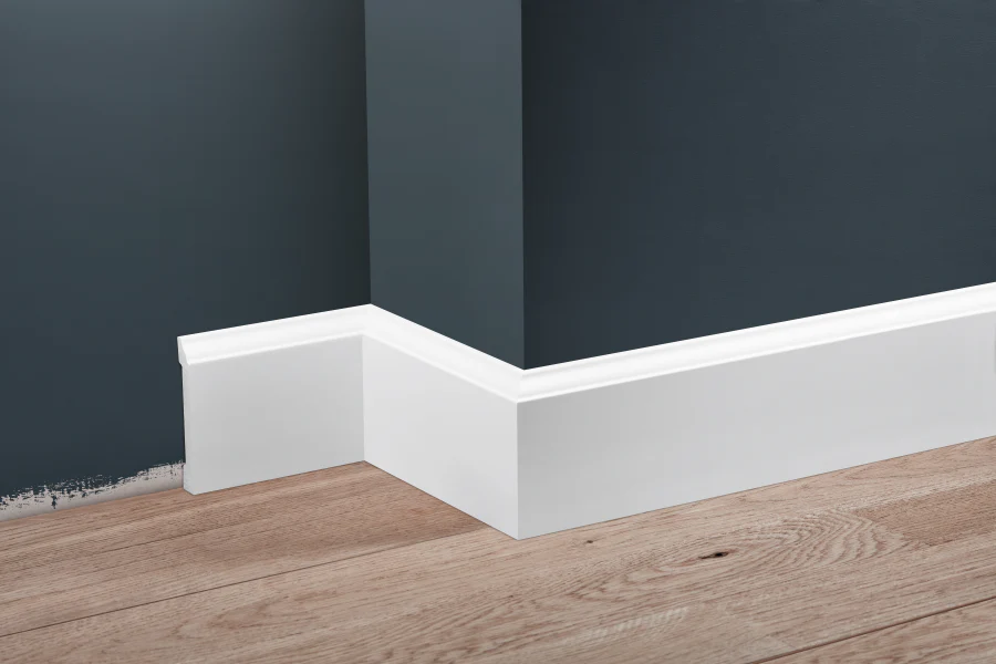 Listwa przypodłogowa LPC-15 81x12mm Cezar Biały RAL9003 Połysk 2,44m - Image 3