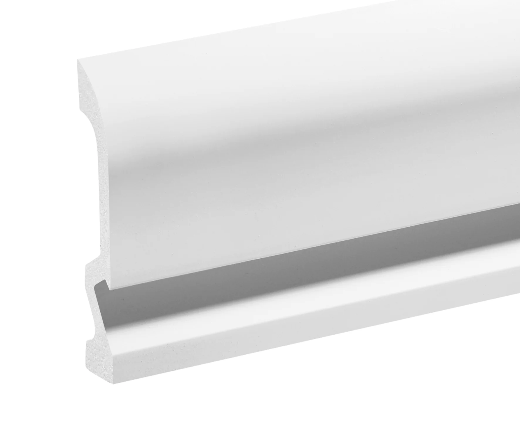 Listwa przypodłogowa LPC-19 98x19,4mm LED Cezar Biały Mat 2,44m