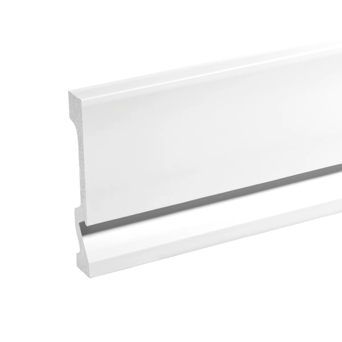 Listwa przypodłogowa LPC-29 99x16mm LED Cezar Biały Mat 2,44m